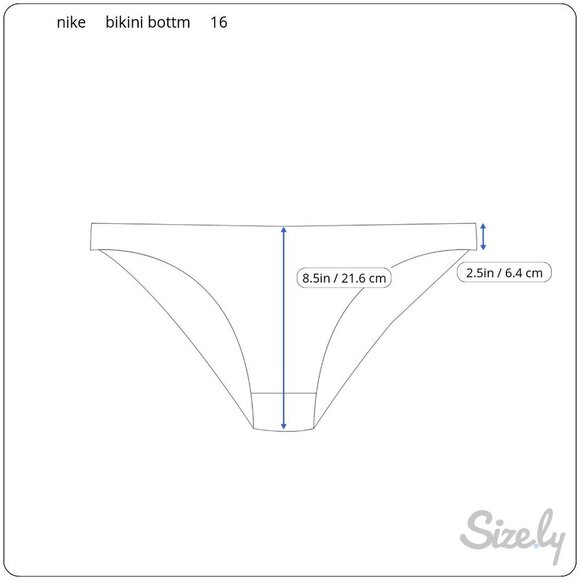 Nike Womens Reversible Bikini Swim Bottom Size 16 - Picture 11 of 11